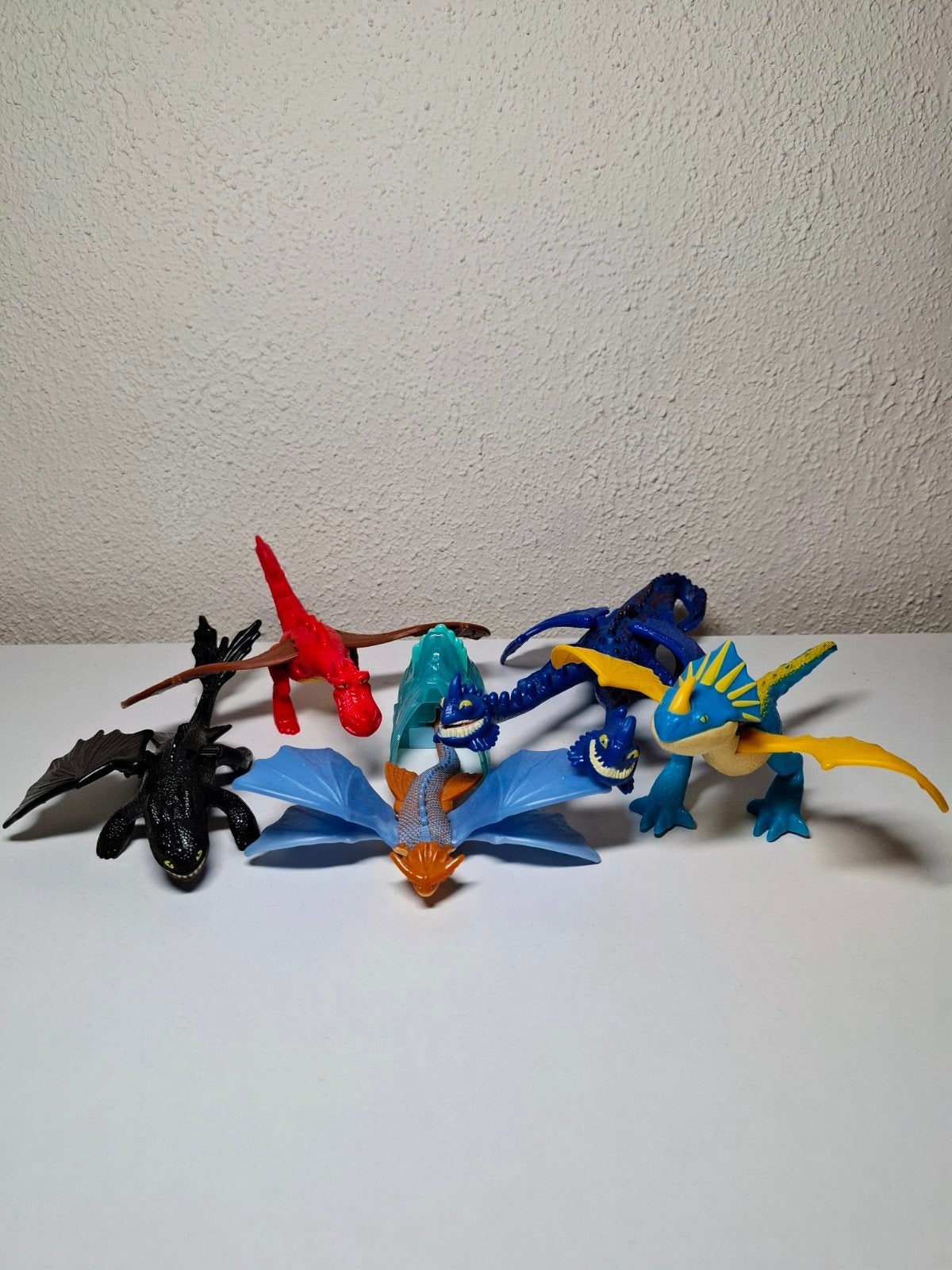 McDonald's 2010-2016 | How to Train Your Dragon 5x Figuren, Ophalen of Verzenden, Zo goed als nieuw, Film, Actiefiguur of Pop