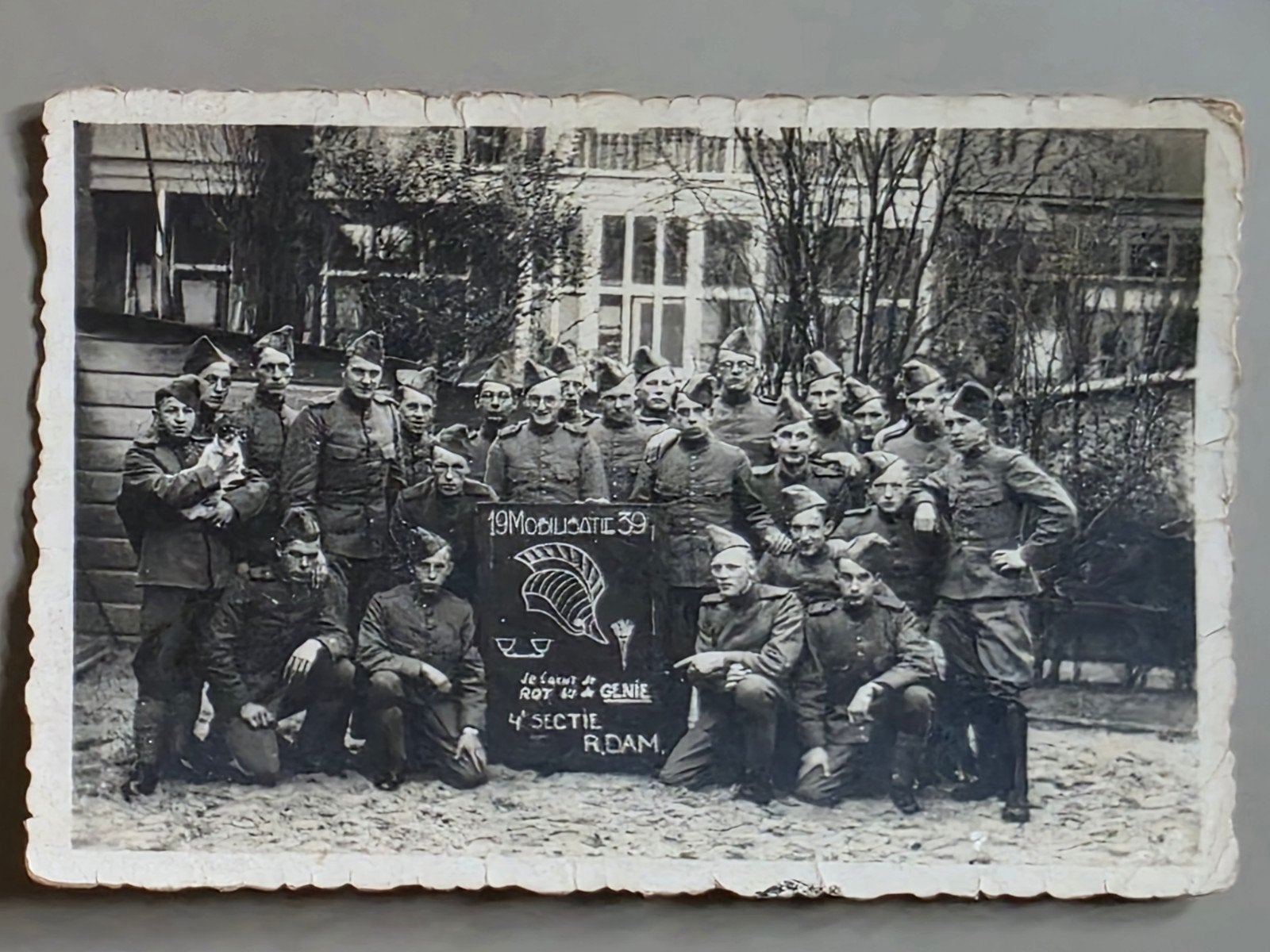 047) ORIGINELE FOTO MOBILISATIE 1939 ROTTERDAM, Verzamelen, Militaria | Tweede Wereldoorlog, Verzenden, Landmacht, Nederland, Foto of Poster