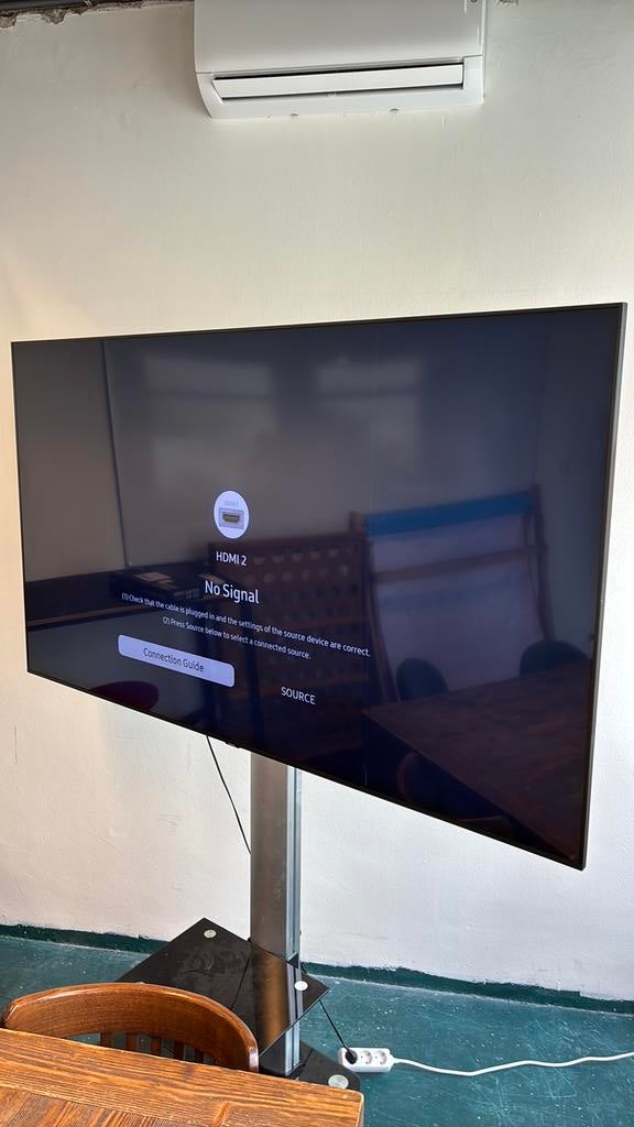 Samsung tv met schade 75 inch, Audio, Tv en Foto, Televisies, Ophalen, Gebruikt, 50 Hz, Samsung