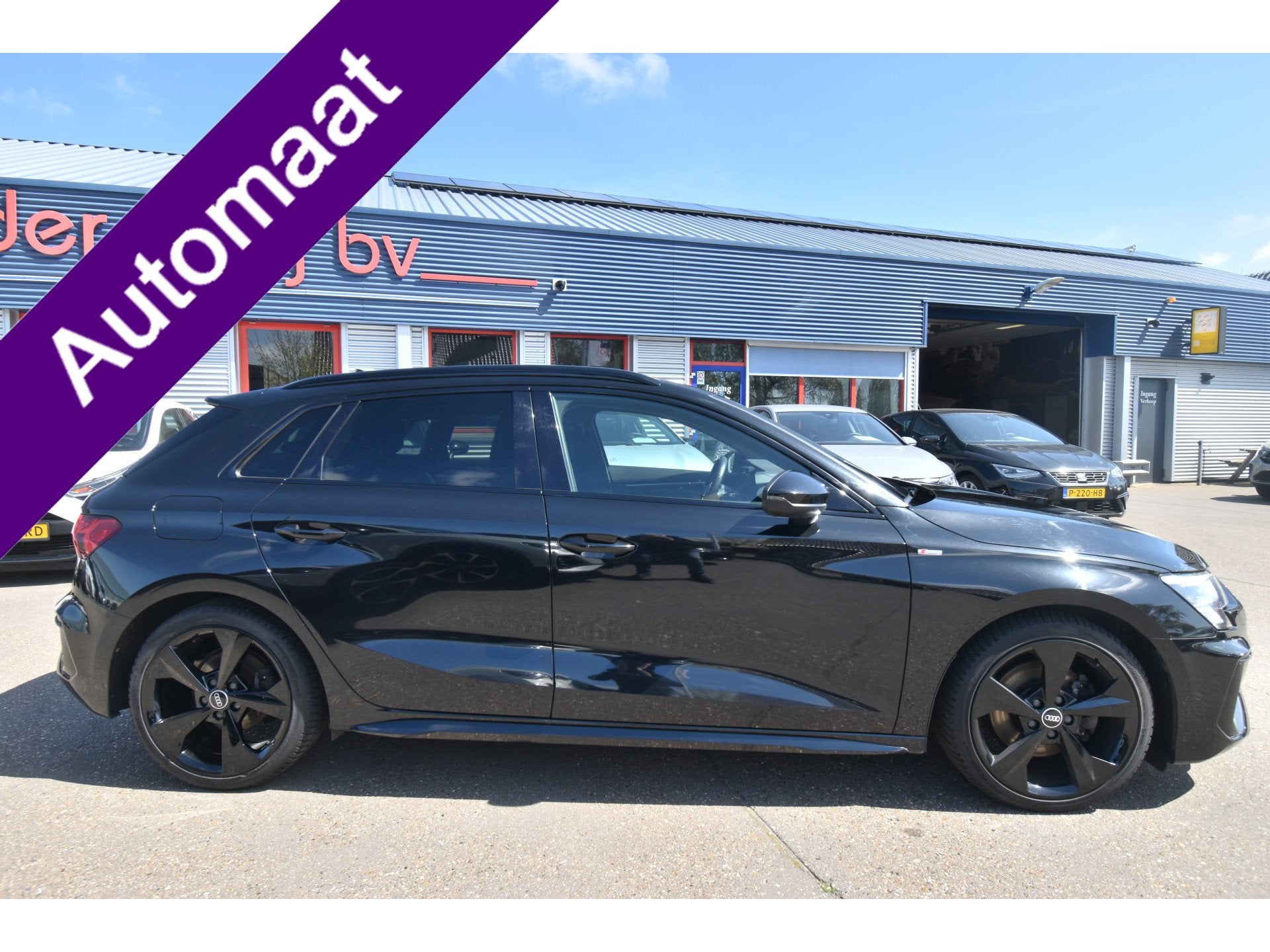 Audi A3 Sportback 35 TFSI edition one S-line , VIRTUAL COCKP, Auto's, Stof, 1498 cc, Overige brandstoffen, Zwart