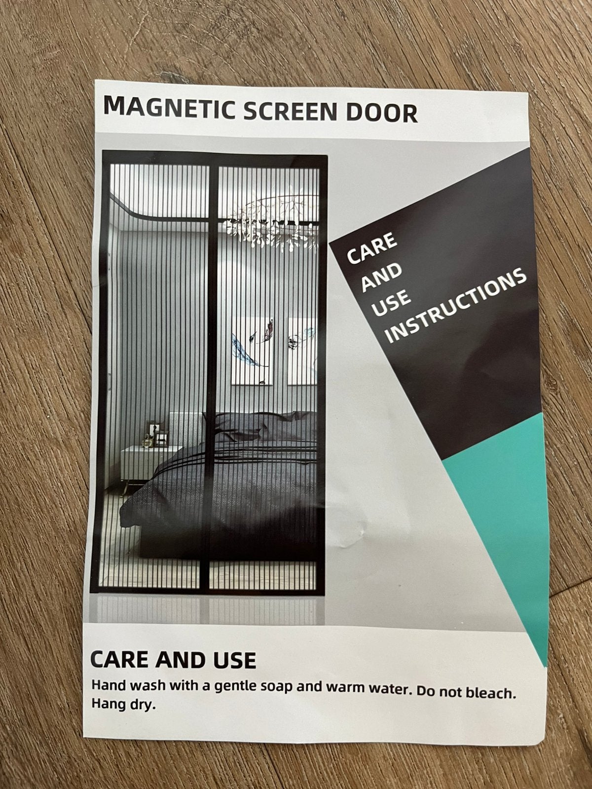 Magnetische hordeur zwart 90x210 cm. Zgan, Ophalen of Verzenden, Zo goed als nieuw