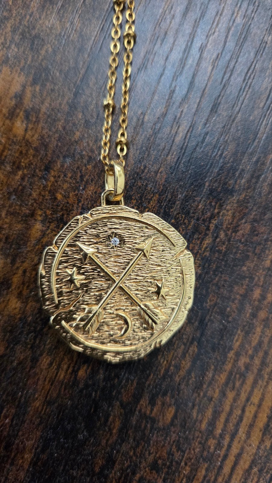 XL Pandora Talisman Medaillon "Ad Meliora", Overige materialen, Overige voorstellingen, Verzenden, Zo goed als nieuw