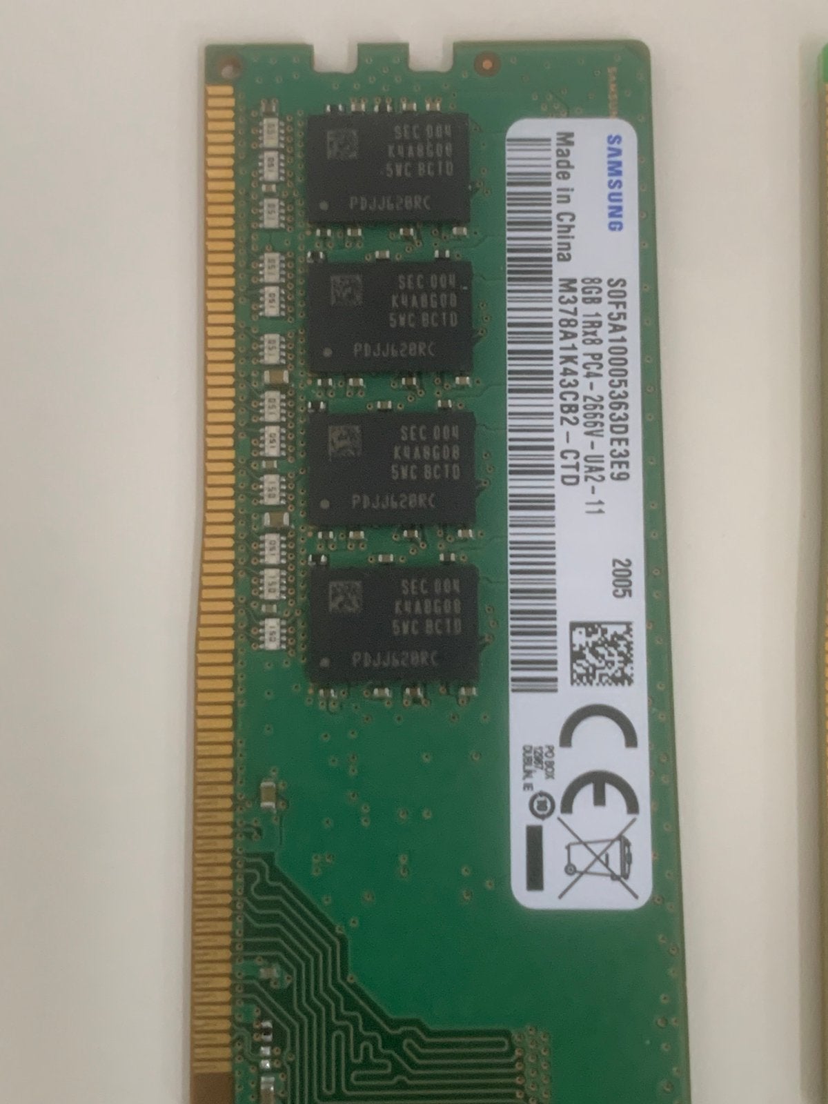 24GB DDR4 RAM (3x 8GB) – Werkend, Computers en Software, RAM geheugen, Ophalen of Verzenden, Zo goed als nieuw, DDR4, Desktop