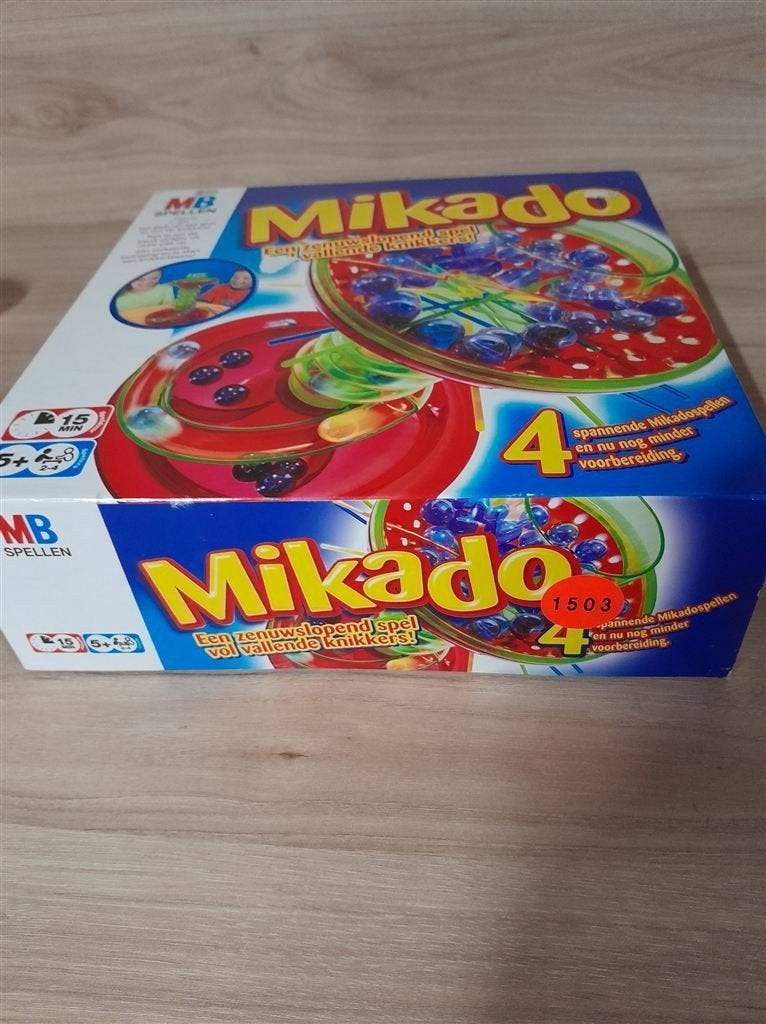 Mikado 4 - s1503, Hobby en Vrije tijd, Gezelschapsspellen | Bordspellen, Verzenden, Zo goed als nieuw