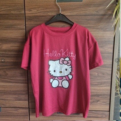 Hello Kitty t-shirt 140, Ophalen of Verzenden, Gebruikt, Meisje, Shirt of Longsleeve