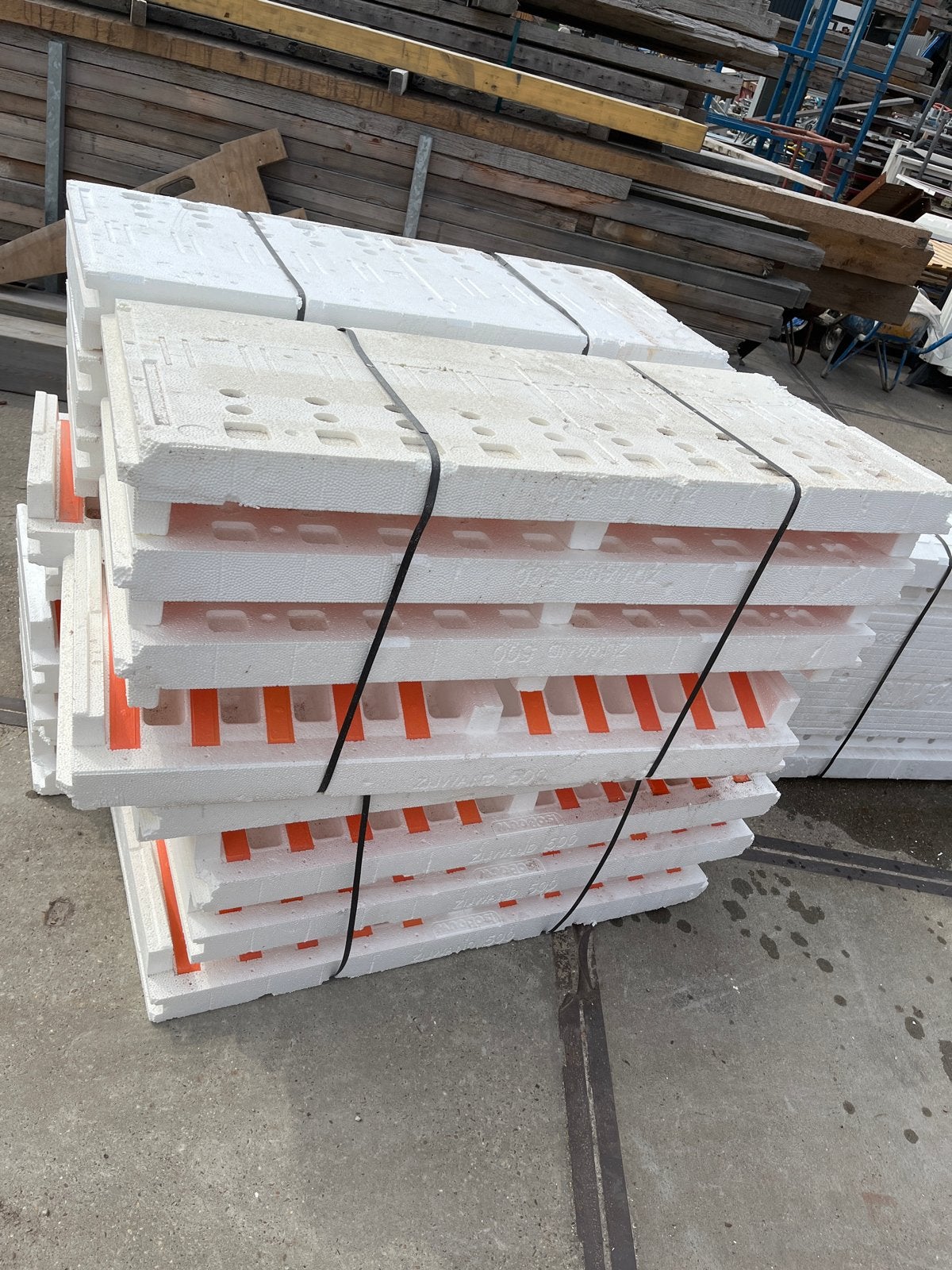 Nieuwe funderingsisolatieplaten voor bodem en wand, Ophalen, 4 tot 8 cm, Nieuw, 15 m² of meer