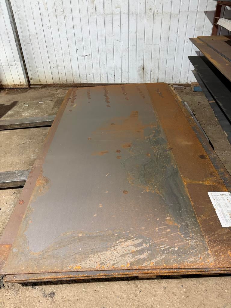 Stalen plaat 3000x1500x10mm, Ophalen, Gebruikt, IJzer
