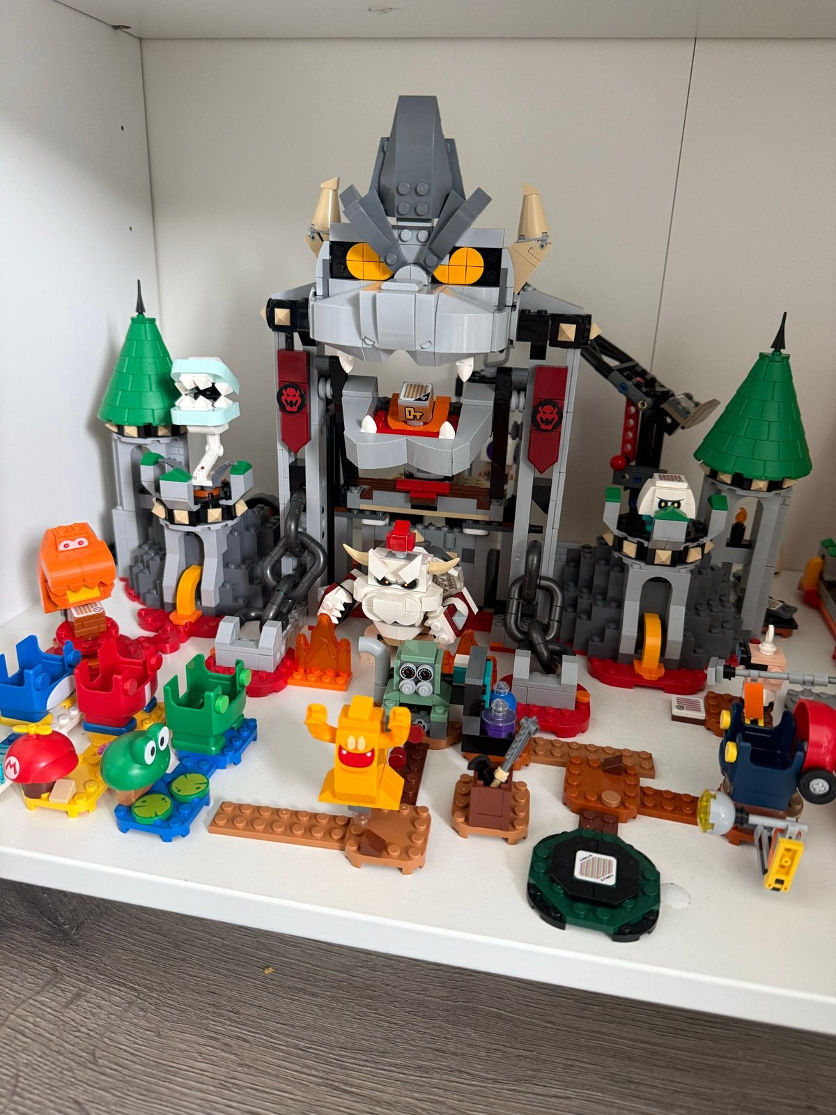 Grote LEGO Super Mario Bowser Kasteel en Uitbreidingen, Ophalen of Verzenden, Zo goed als nieuw, Overige merken
