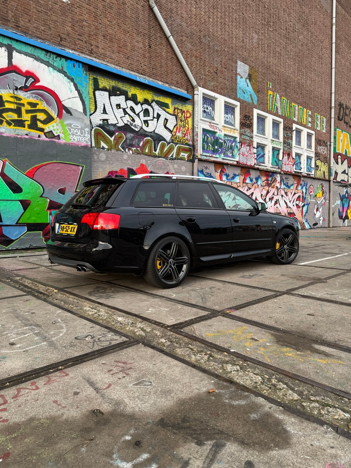 Audi S4 4.2 253KW Avant Quattro AUT 2006 Zwart, Auto's, Audi, Particulier, S4, ABS, Airbags, Airconditioning, Alarm, Centrale vergrendeling