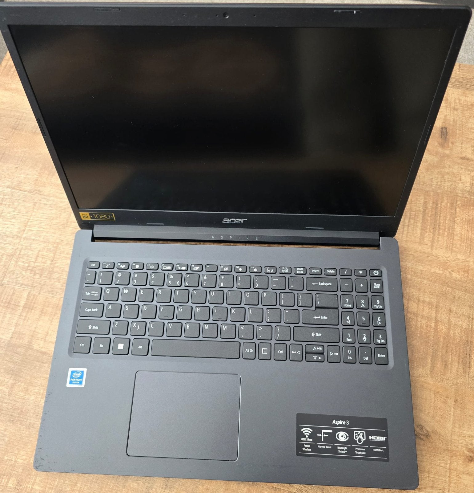 Acer Aspire 3 (Model: A315-34-P2K3), Ophalen, Gebruikt, 2 tot 3 Ghz, SSD