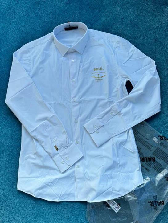 NIEUW BALR. Premium Shirt mt L Wit, Verzenden, Nieuw, Wit, Halswijdte 41/42 (L)