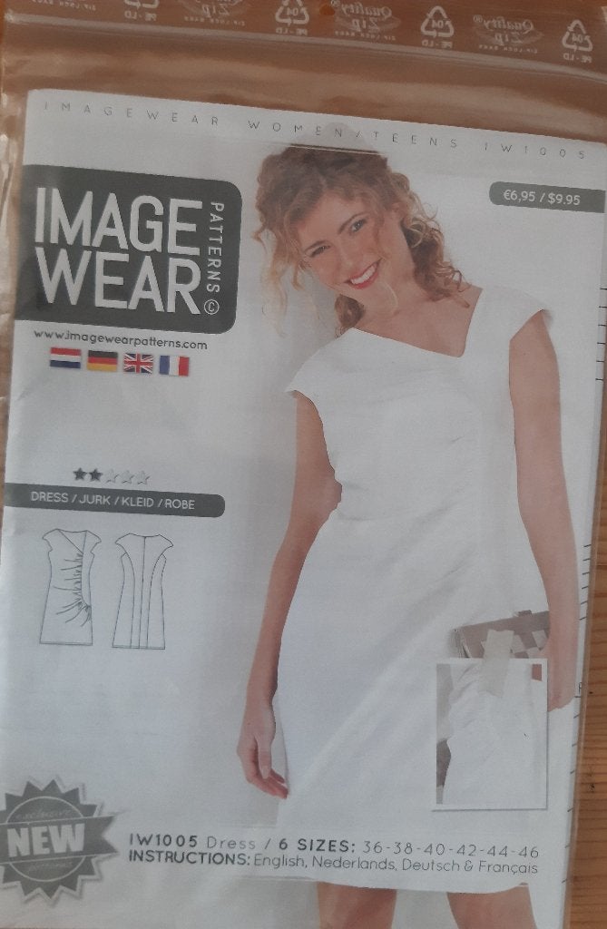 Nieuw Image wear zomerse jurk patroon IW10 05, Hobby en Vrije tijd, Kledingpatronen, Overige merken, Overige typen, Vrouw, Nieuw