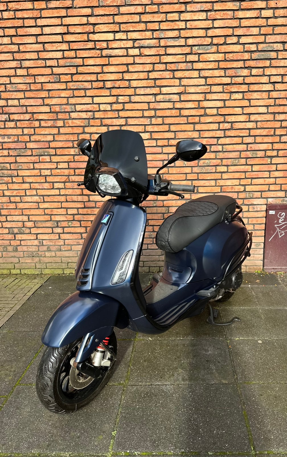 Custom Vespa sprint e4 opaco midnight blue.(malossi), Ophalen of Verzenden, Zo goed als nieuw