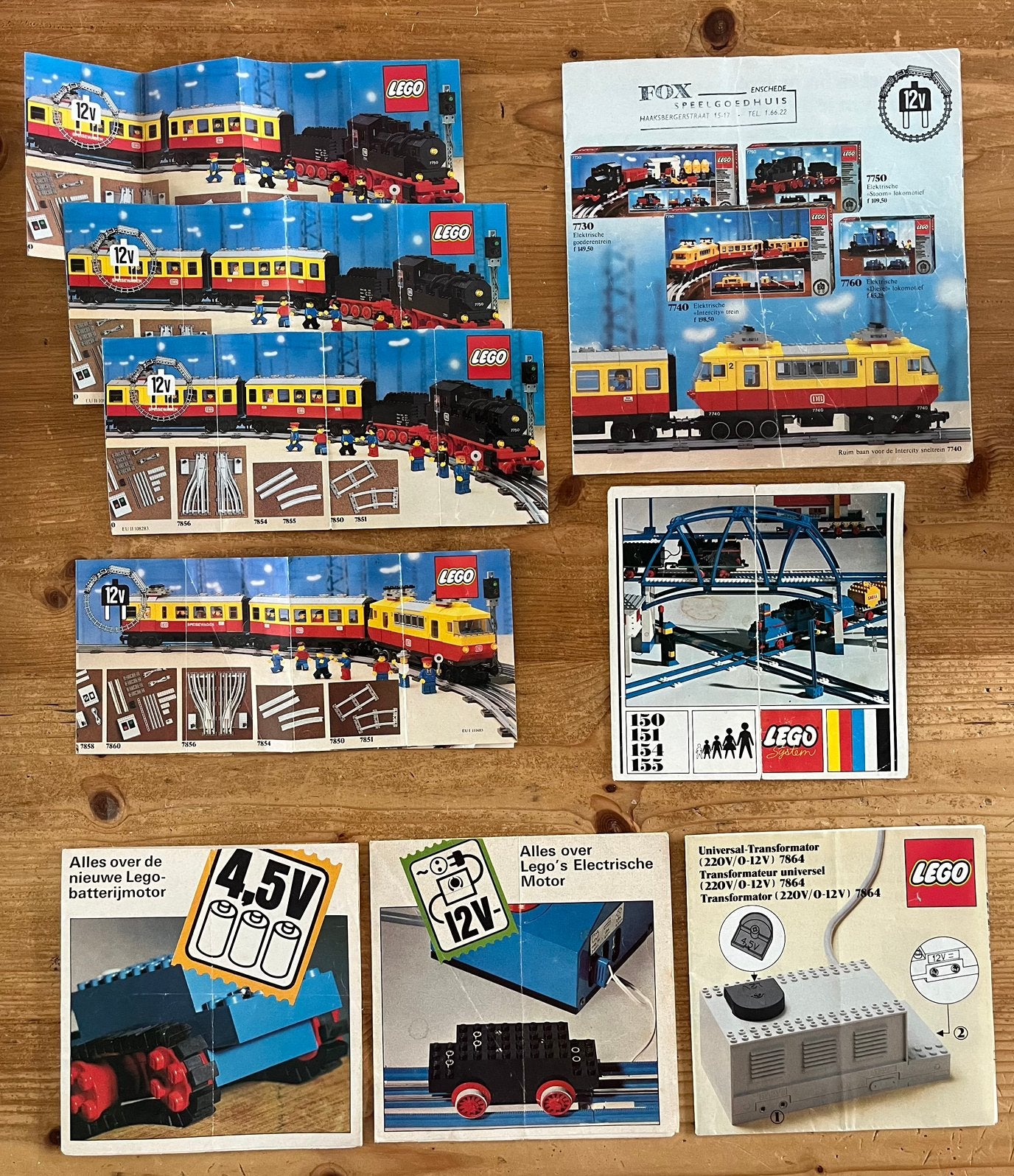 Te koop: Oude Lego trein boekjes, Ophalen of Verzenden, Zo goed als nieuw