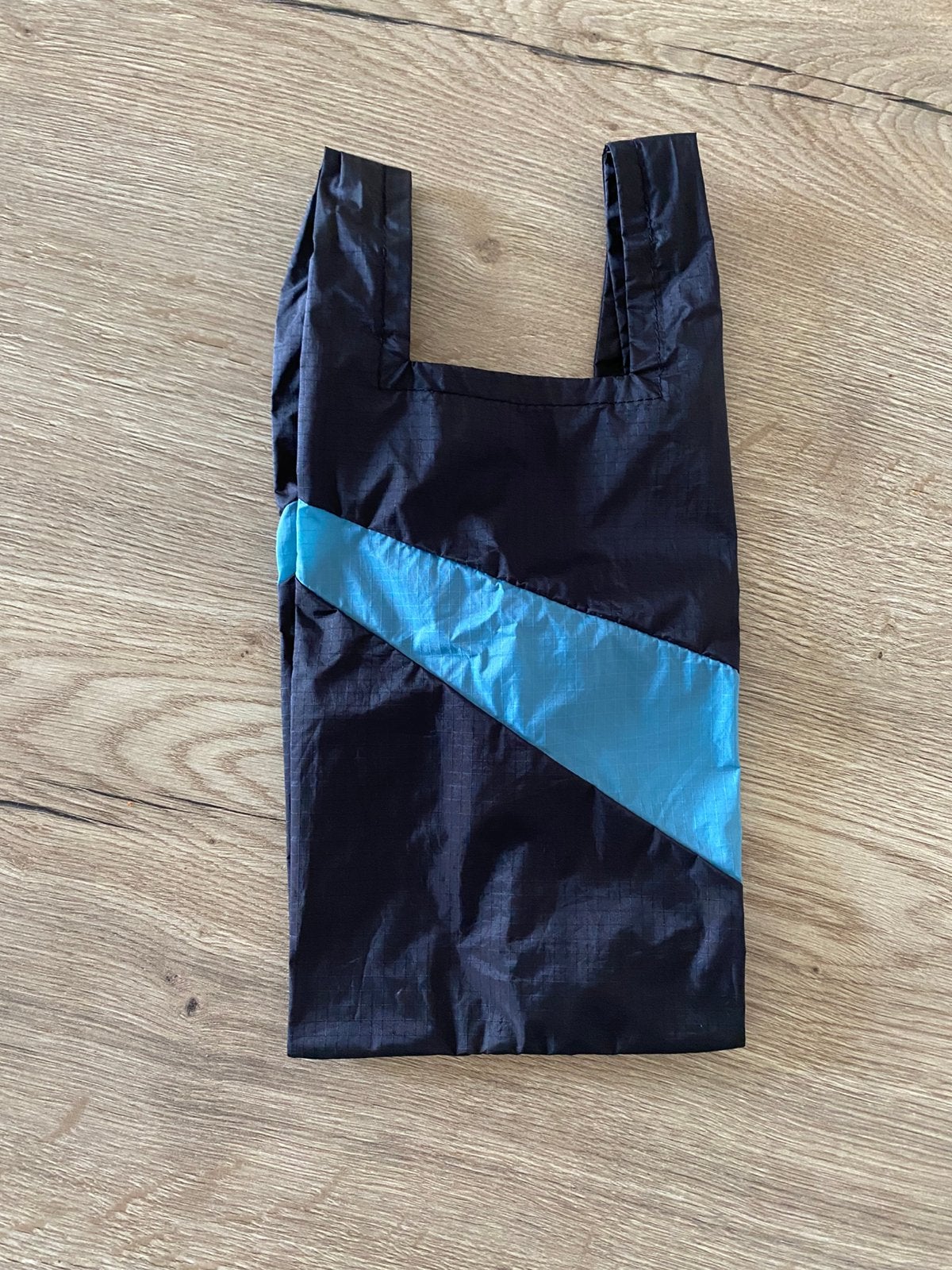 Susan Bijl Shopper S zwart/blauw, Ophalen of Verzenden, Zo goed als nieuw, Blauw, 30 cm of meer