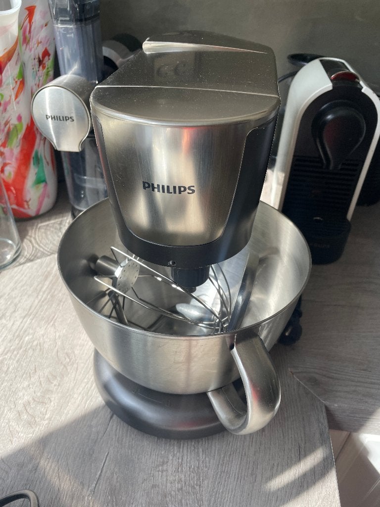 Philips Kitchen Machine Keukenmachine, Ophalen, 4 liter of meer, Gebruikt, 3 snelheden of meer