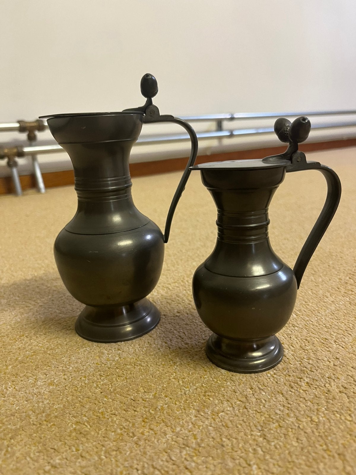traditionele antieke tinnen kan, Antiek en Kunst, Antiek | Tin, Verzenden