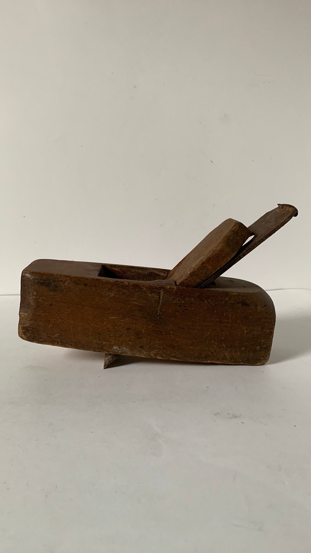 Antieke houten schaaf - Vintage gereedschap, Ophalen of Verzenden