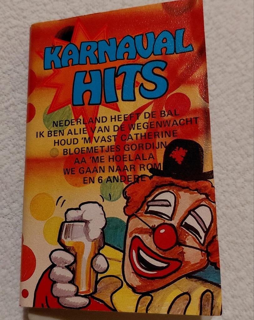 Karnaval Hits Cassettebandje - andre van duin vader abraham, Cd's en Dvd's, Cassettebandjes, Gebruikt, 1 bandje, Ophalen of Verzenden