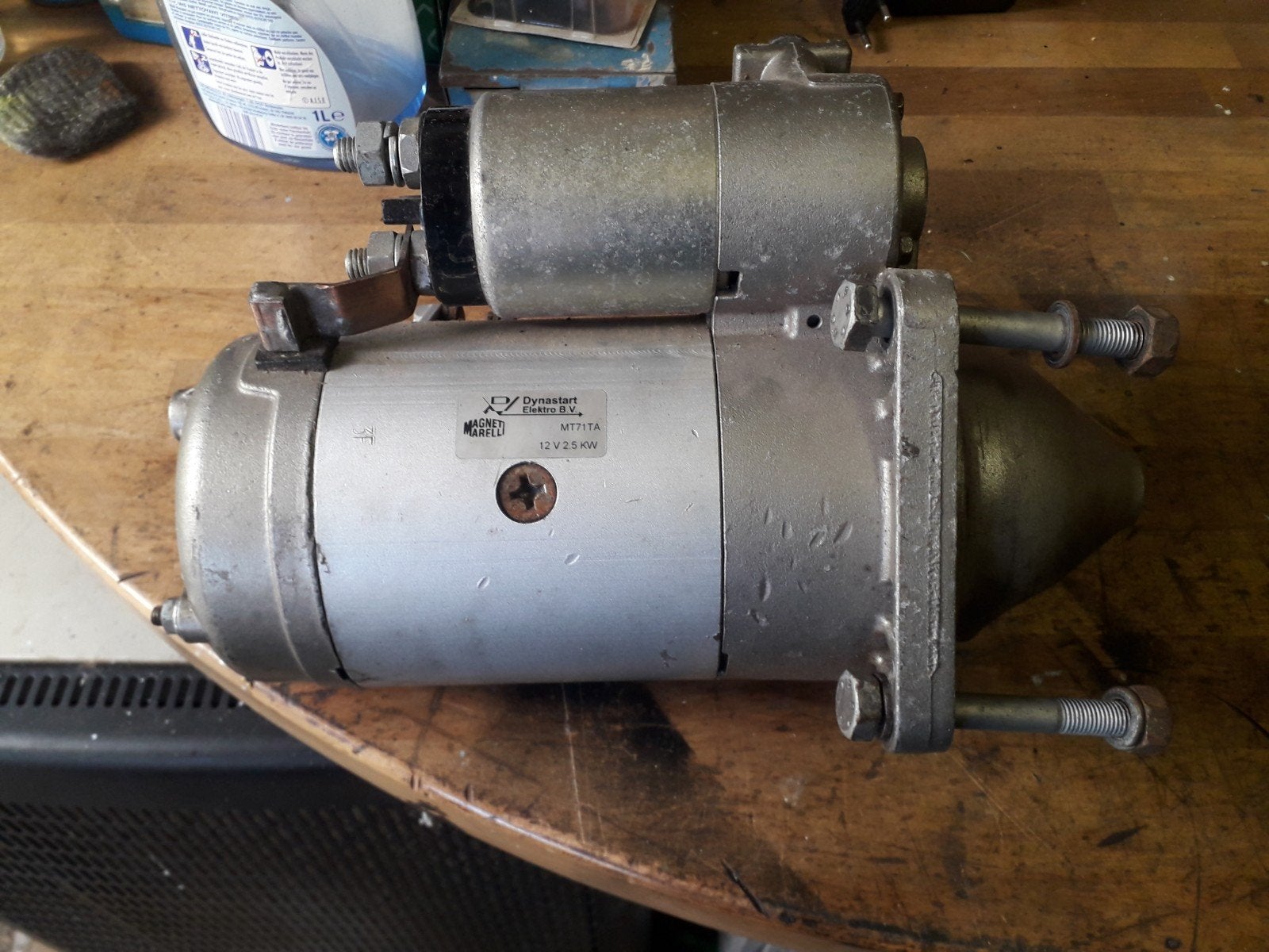 Startmotor Dynastart MT71TA Magneti Marelli 12V 2.5KW, Ophalen of Verzenden, Gebruikt, Overige automerken