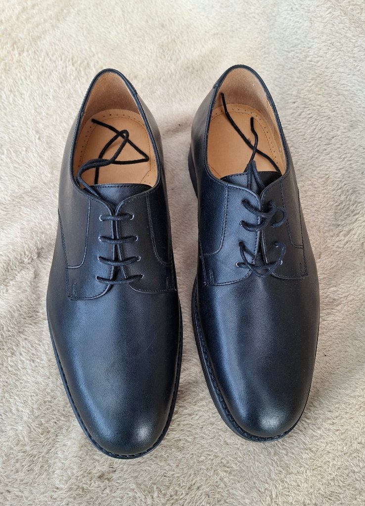Herenschoenen, maat 41, Leer. Nieuw., Zwart, Defensie, Nieuw, Ophalen of Verzenden