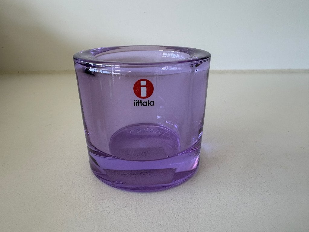 Iittala Kivi light lilac, Paars, Waxinelichthouder, Ophalen of Verzenden, Iittala