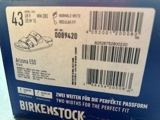 nieuwe Birkenstock slippers maat 43, Slippers, Zwart, Nieuw, Ophalen of Verzenden