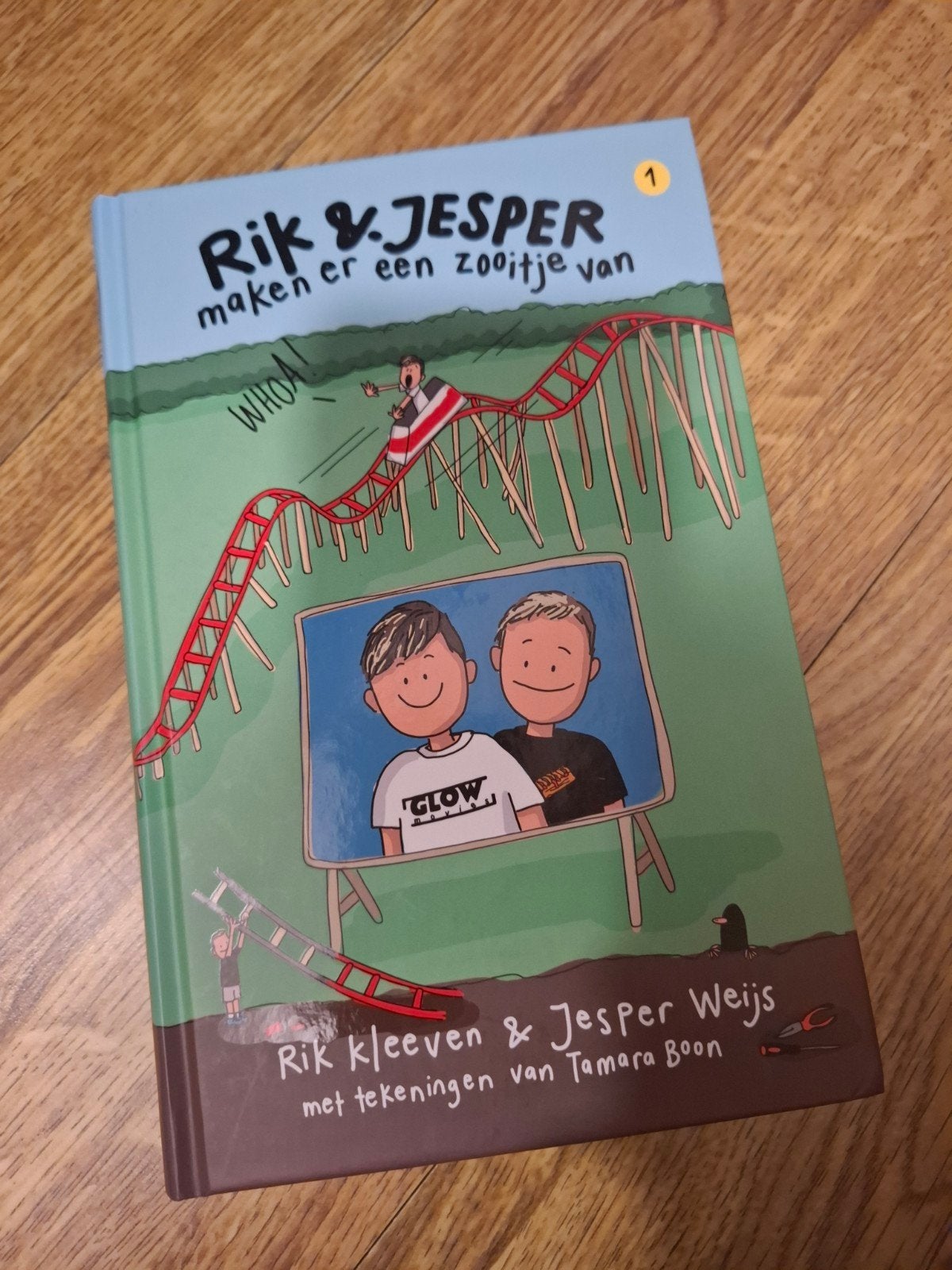 Rik & Jesper maken er een zooitje van - Kinderboek, Ophalen, Zo goed als nieuw, Rik Kleeven & Jesper Weijs, Fictie algemeen