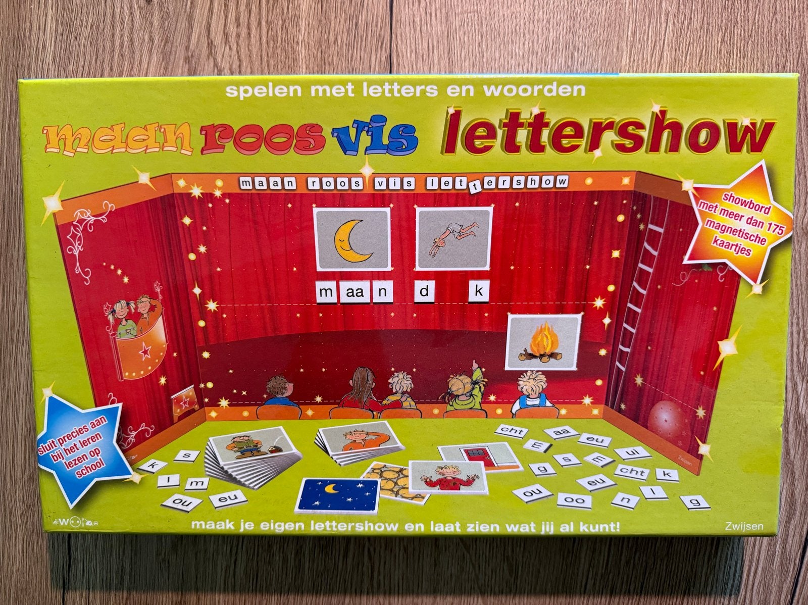 Maan Roos Vis lettershow, Ophalen of Verzenden, Zo goed als nieuw, Taal en Lezen