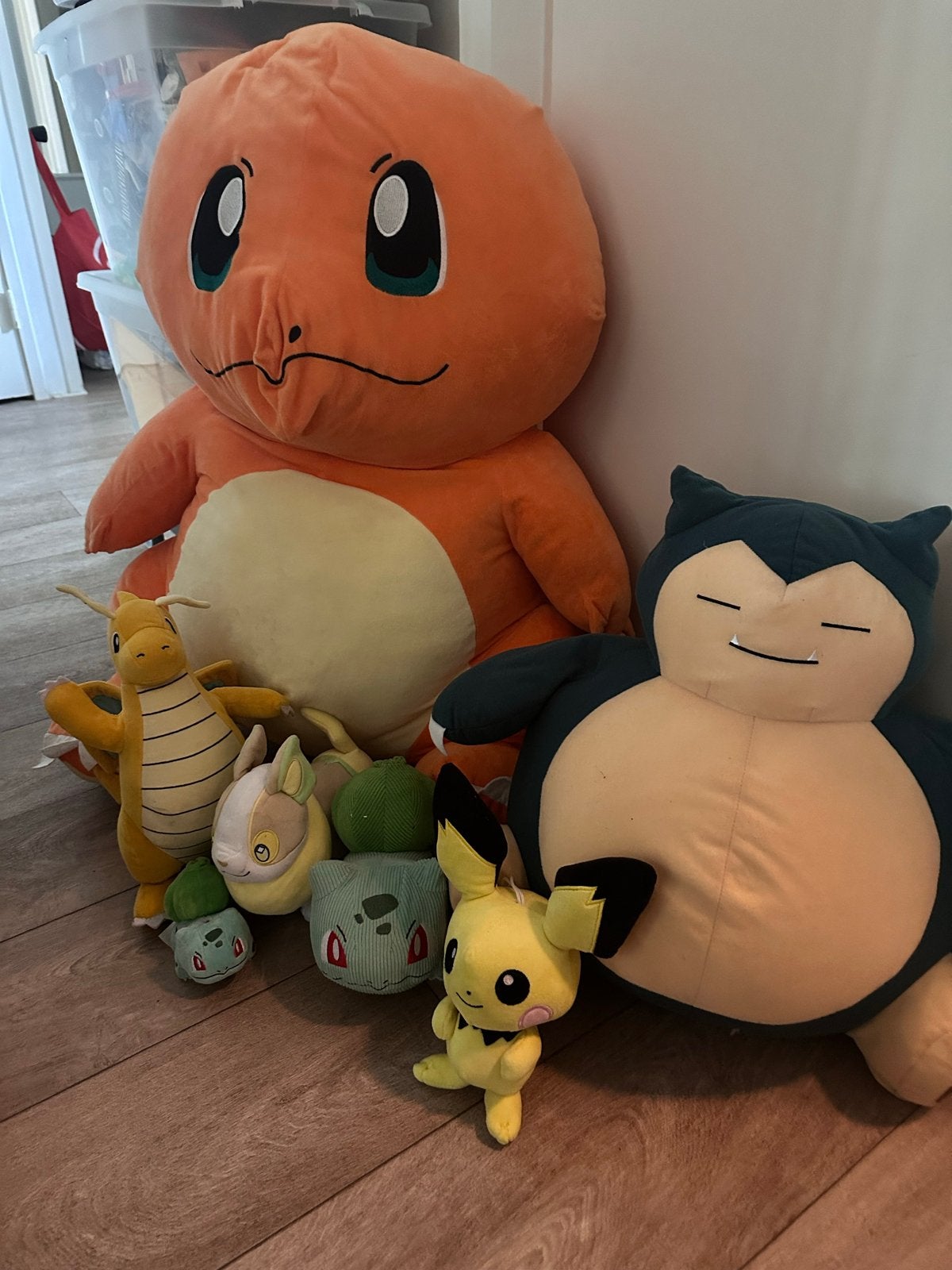 7 verschillende Pokémon knuffels, waaronder mega Charmander, Ophalen, Gebruikt, Overige merken, Pokémon
