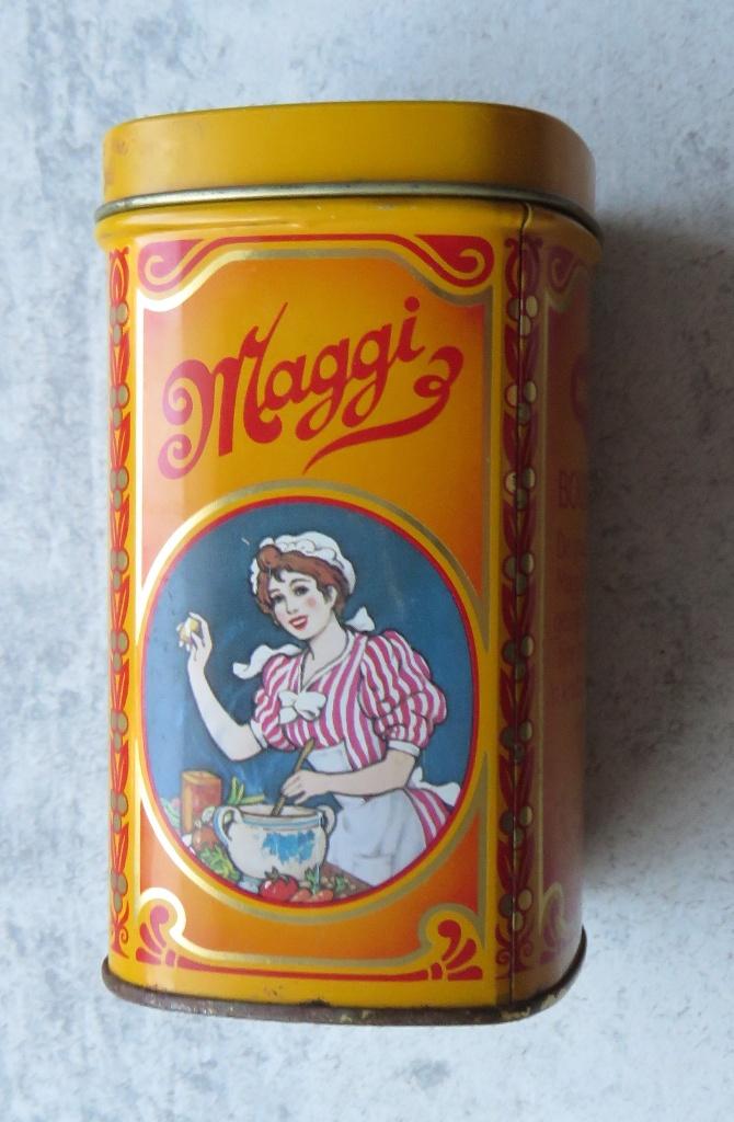 Oud Maggi bouillon van 87 blikje, Ophalen of Verzenden