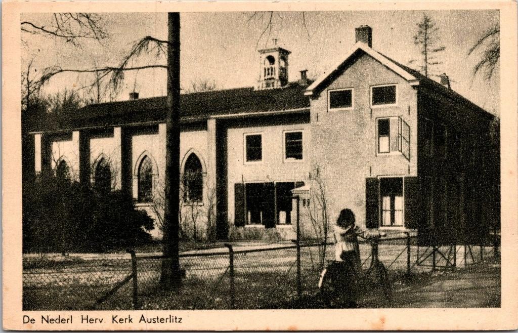 Austerlitz - Ned. Hervormde kerk (1956), Verzenden, 1940 tot 1960, Gelopen, Utrecht