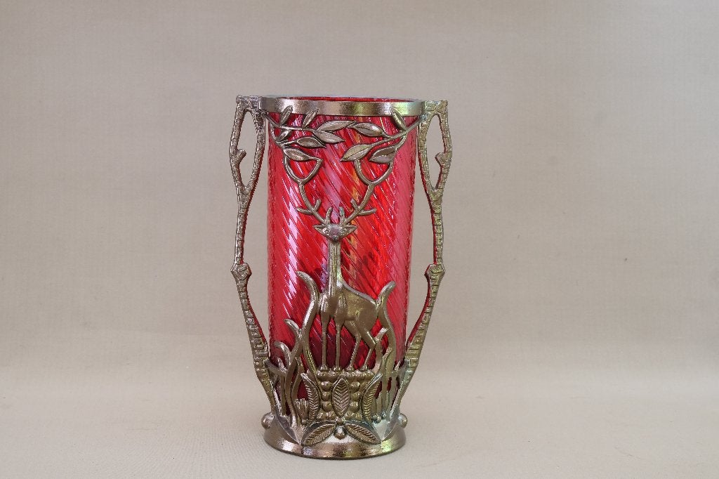 Art nouveau decor vaas USSR, Antiek en Kunst, Ophalen of Verzenden