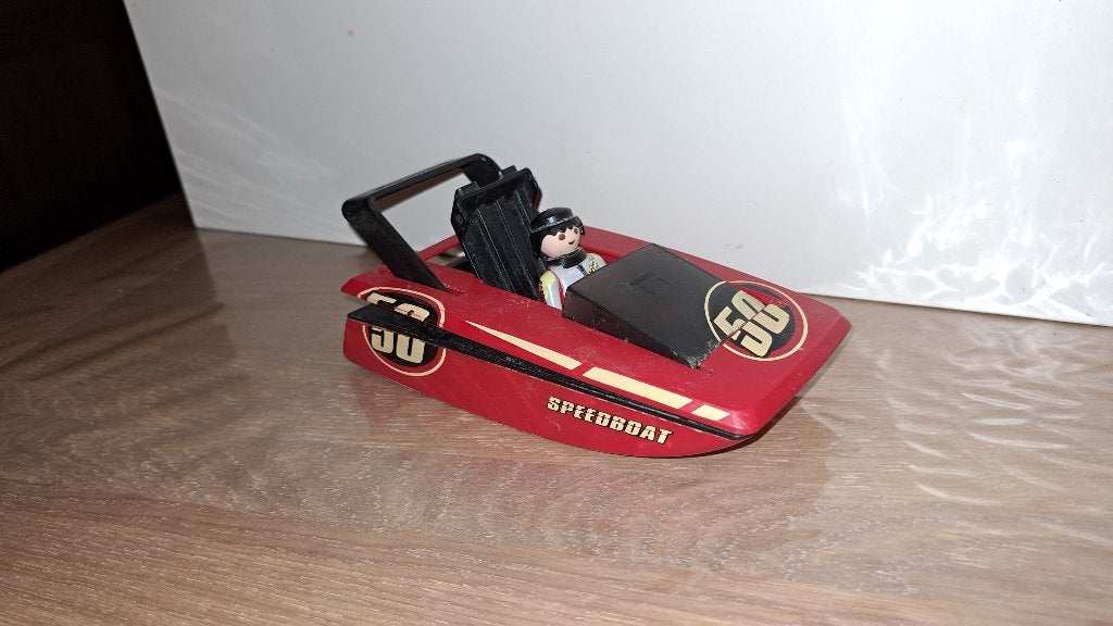 Playmobiel Speedboat (4341) aangeboden, Ophalen, Zo goed als nieuw, Complete set