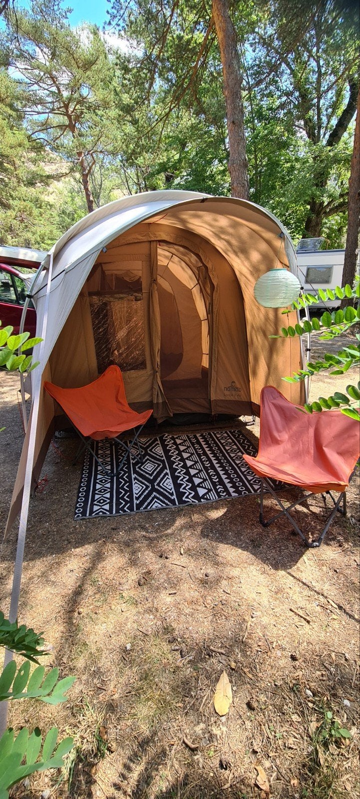 Nomad Lodge 2 Air tunneltent, Ophalen of Verzenden, Gebruikt, Tot en met 2