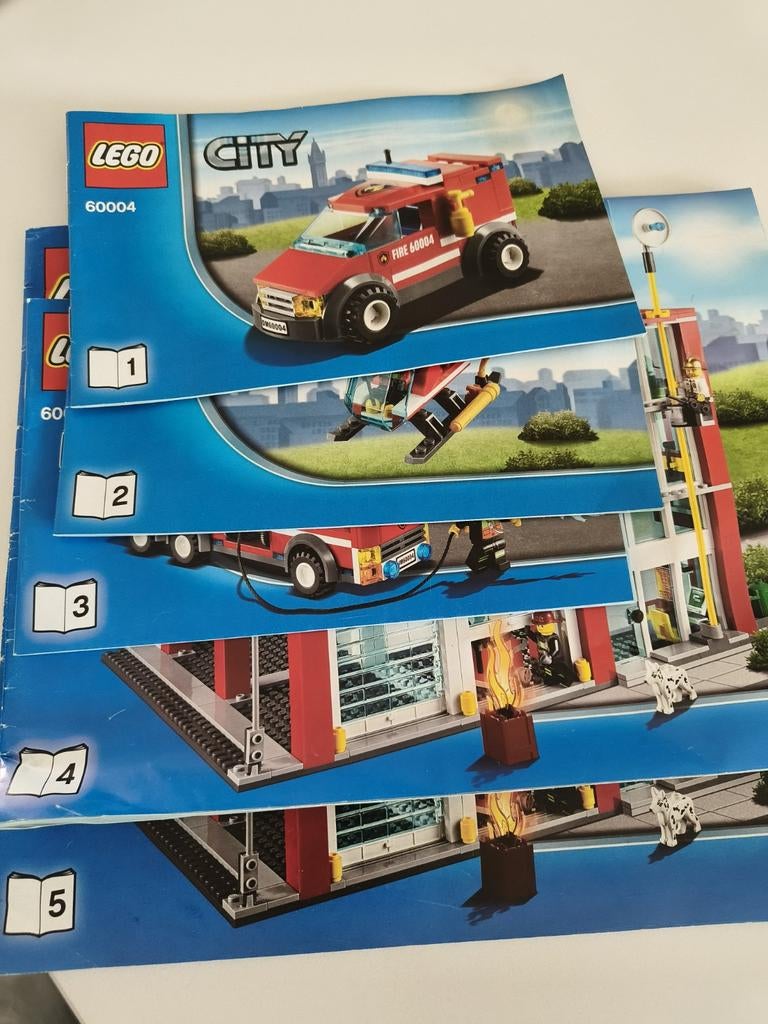 LEGO City Brandweerkazerne 60004 - Complete set, Lego, Ophalen of Verzenden, Compleet, Complete set