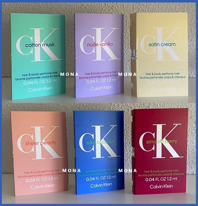 CKPerfume Mist set 6 parfum samples proefjes testers, Verzenden, Nieuw