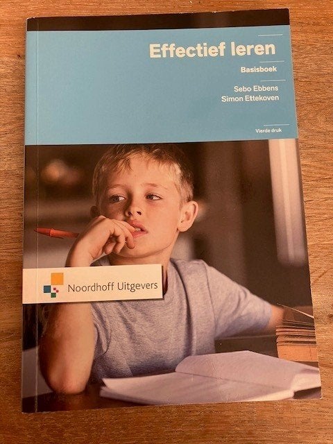 Effectief leren Basisboek - Sebo Ebbens & Simon Ettekoven, Boeken, Zo goed als nieuw, HBO, Ophalen of Verzenden, Sebo Ebbens, Simon Ettekoven