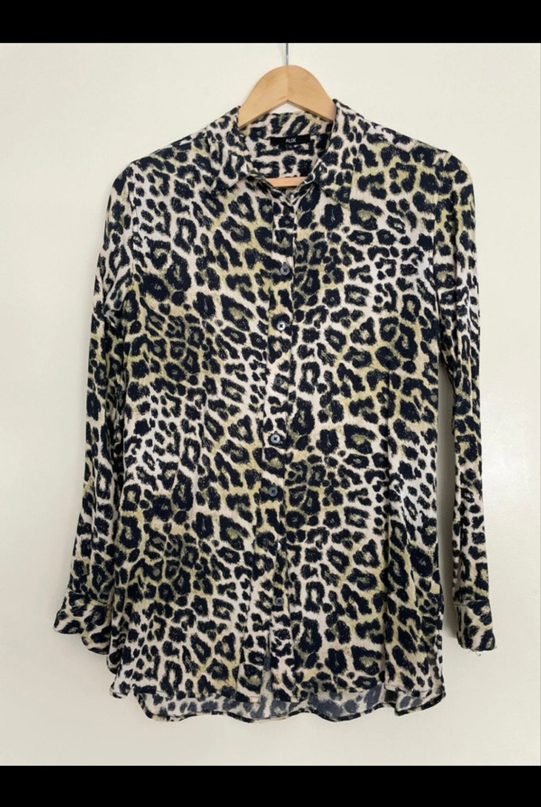 Alix the Label Blouse met Luipaardprint - Maat S, Ophalen, Zo goed als nieuw, Maat 36 (S), Meerkleurig
