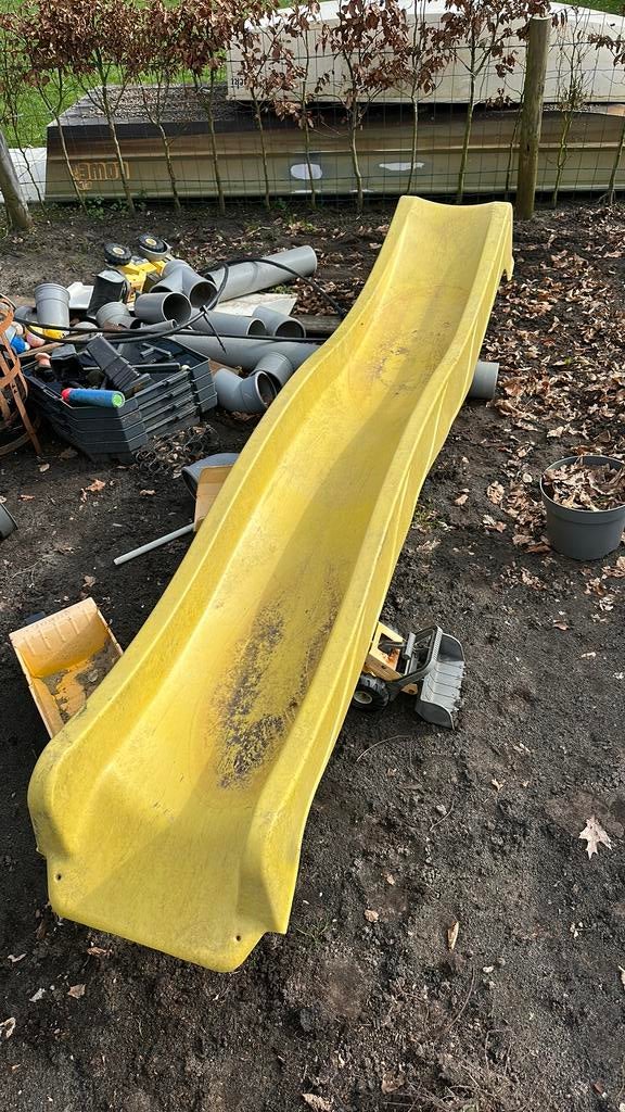 Glijbaan ca. 3 meter, Ophalen, Gebruikt, Glijbaan