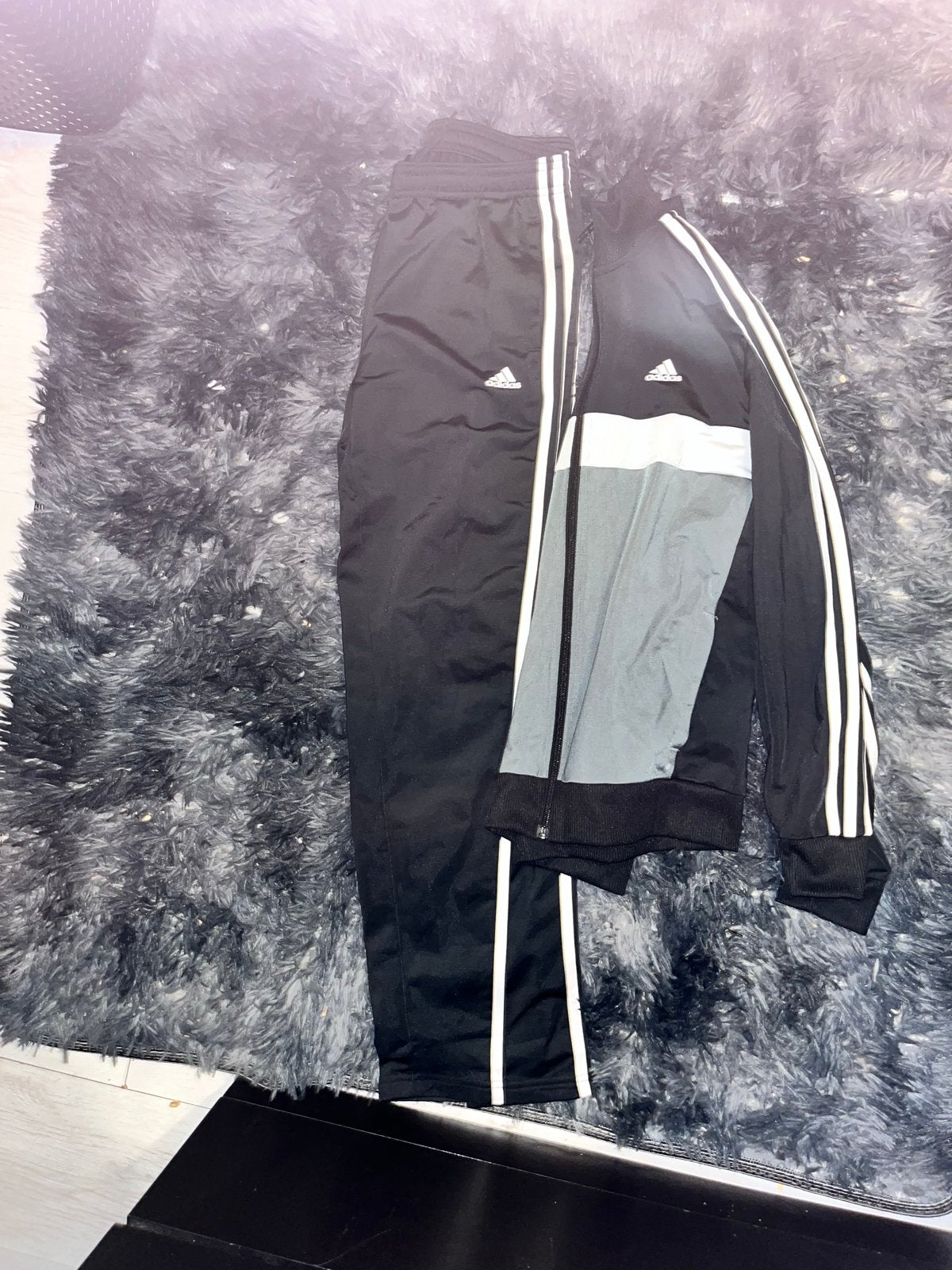 Adidas trainingspak - Slechts 2x gedragen, Ophalen, Zwart, Overige maten, Zo goed als nieuw