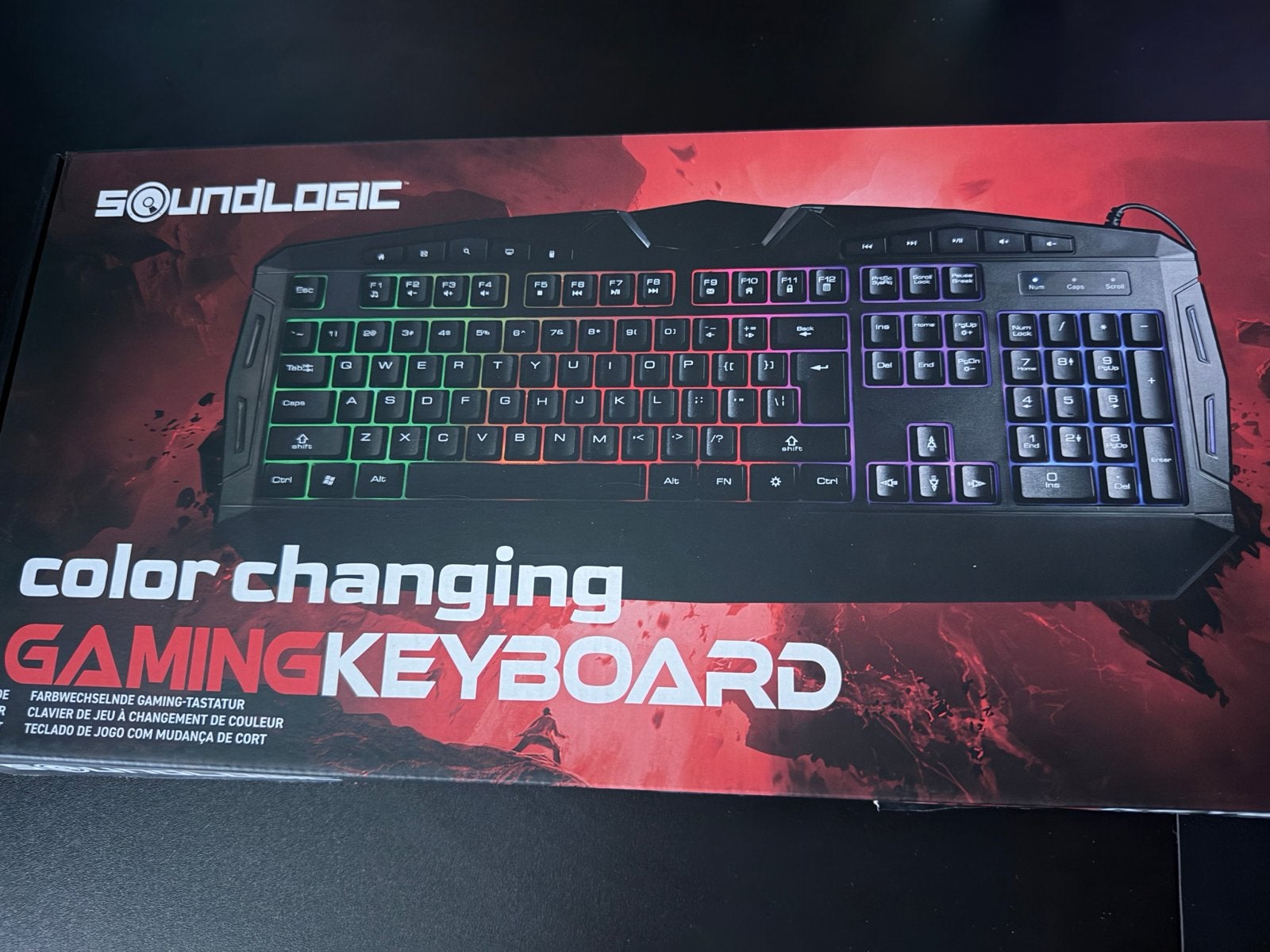 Soundlogic Gaming Toetsenbord, Computers en Software, Toetsenborden, Gaming toetsenbord, Nieuw, Ophalen of Verzenden, Qwerty