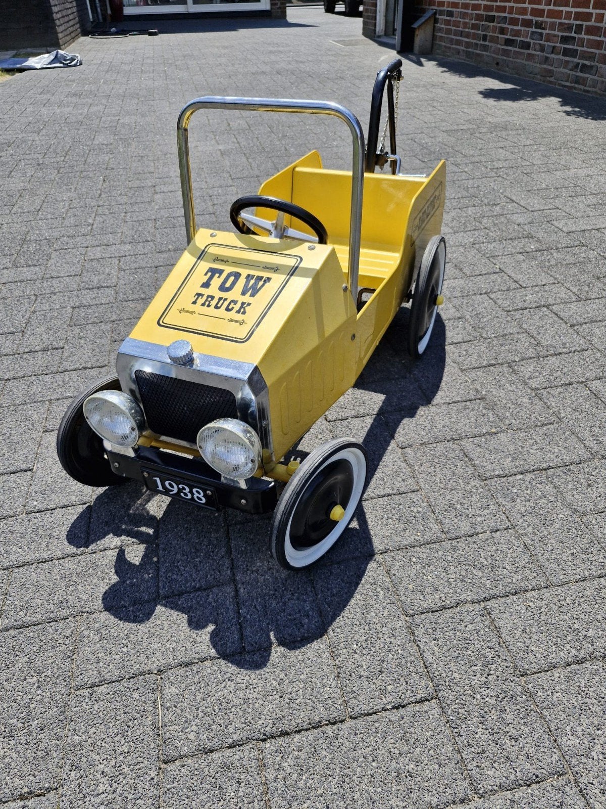 Vintage Trapauto - Gele Takelwagen 1938 - Marquant, Ophalen, Gebruikt