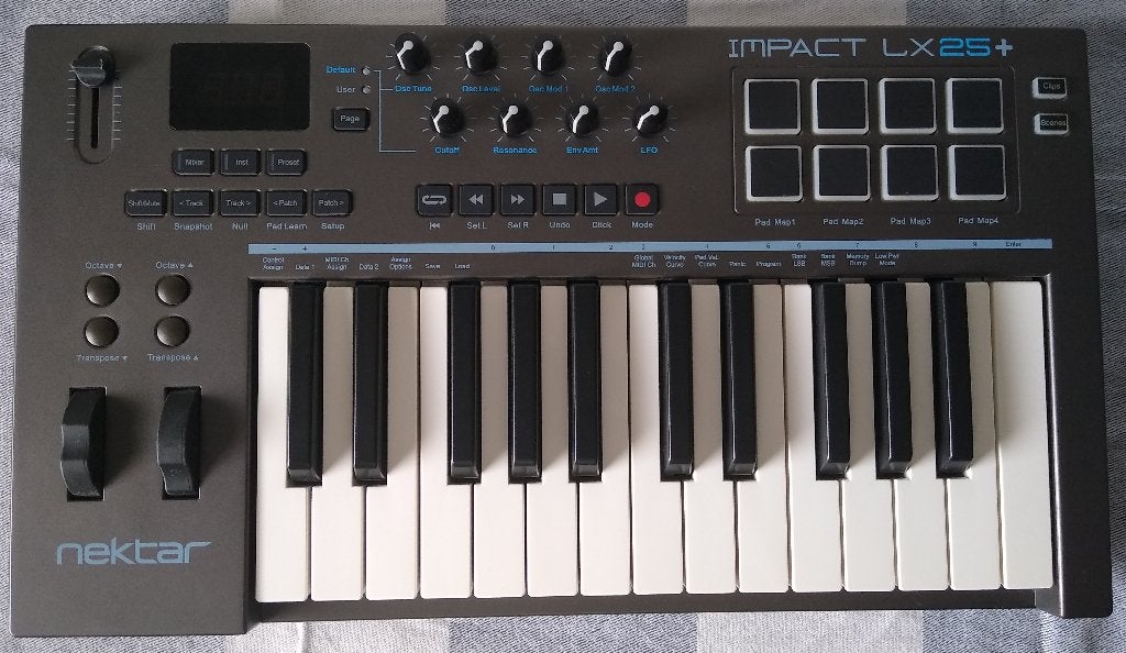 Nektar Impact LX25+ MIDI keyboard, Overige merken, Zo goed als nieuw, Midi-aansluiting, Overige aantallen