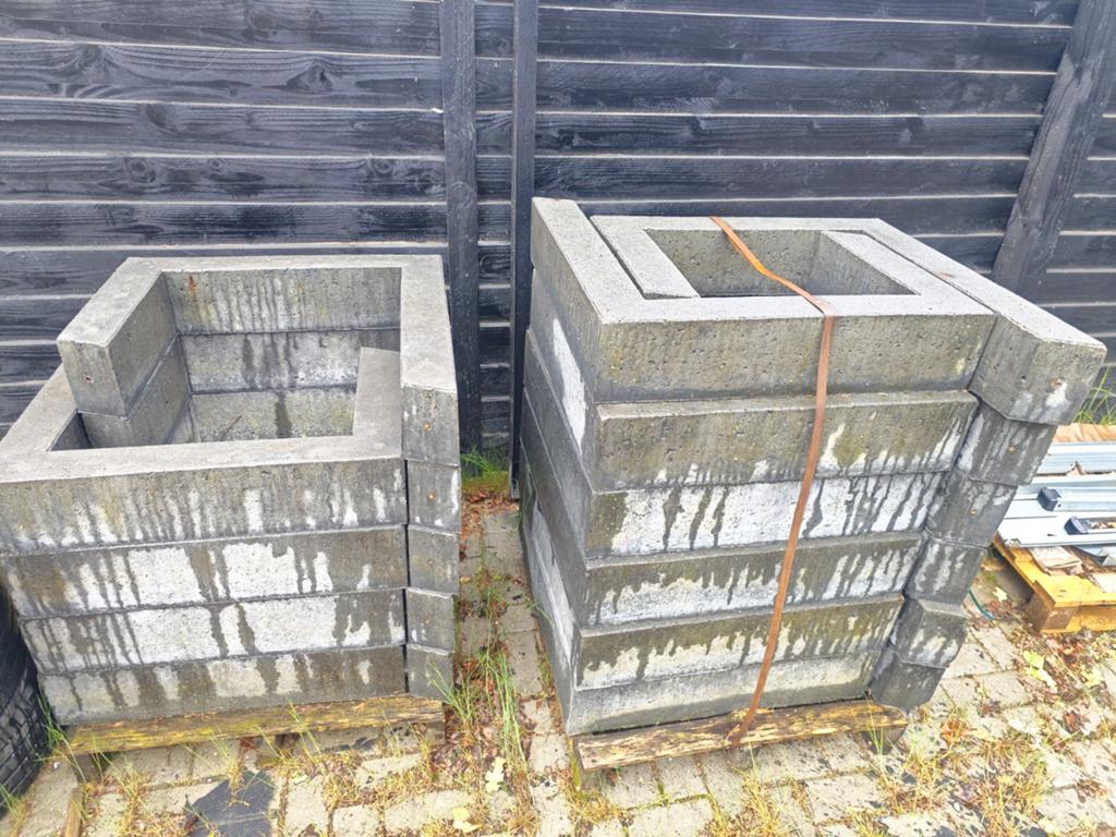 Betonvoeten voor zonnepanelen - ballast en montage, Ophalen of Verzenden, Gebruikt, Beton, Overige typen