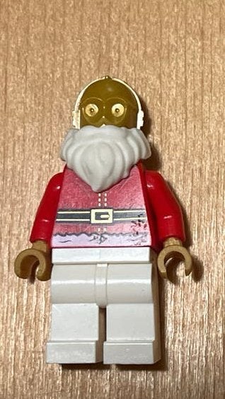 Lego Star Wars Kerst C-3PO minifiguur, Ophalen of Verzenden, Zo goed als nieuw
