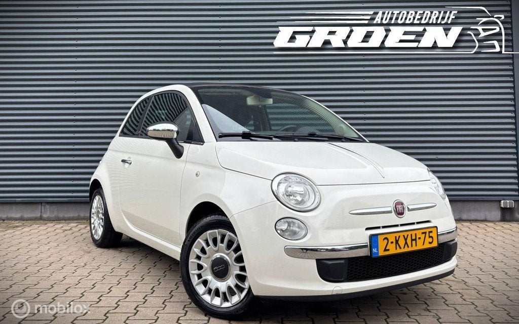 Fiat 500 CABRIO 1.0 TwinAir Easy, Euro 5, Gebruikt, 880 kg, Wit