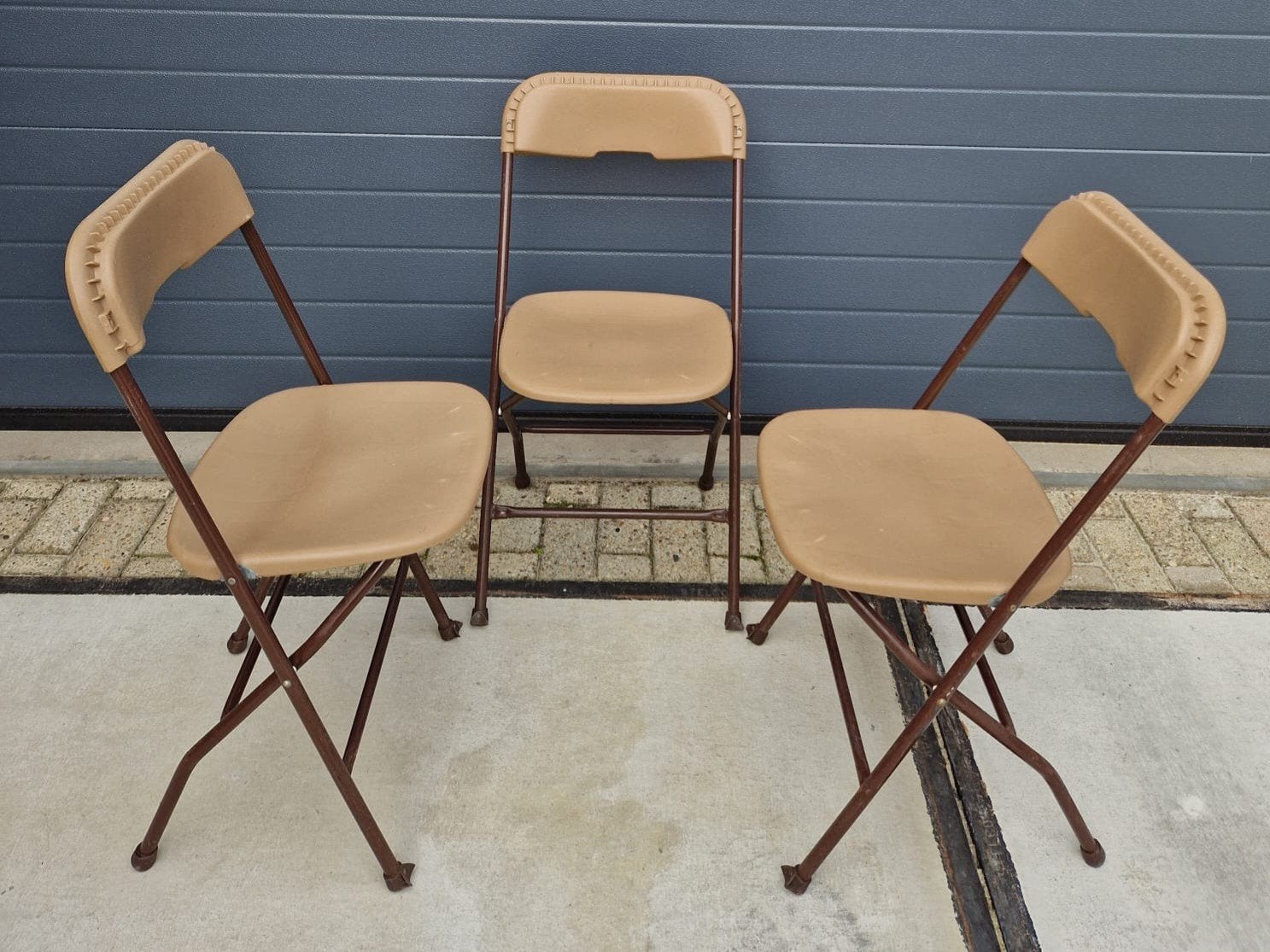 56 x klapstoelen opklapbare stoelen horeca evenementen cafe, Ophalen of Verzenden, Zo goed als nieuw, Vijf, Zes of meer stoelen