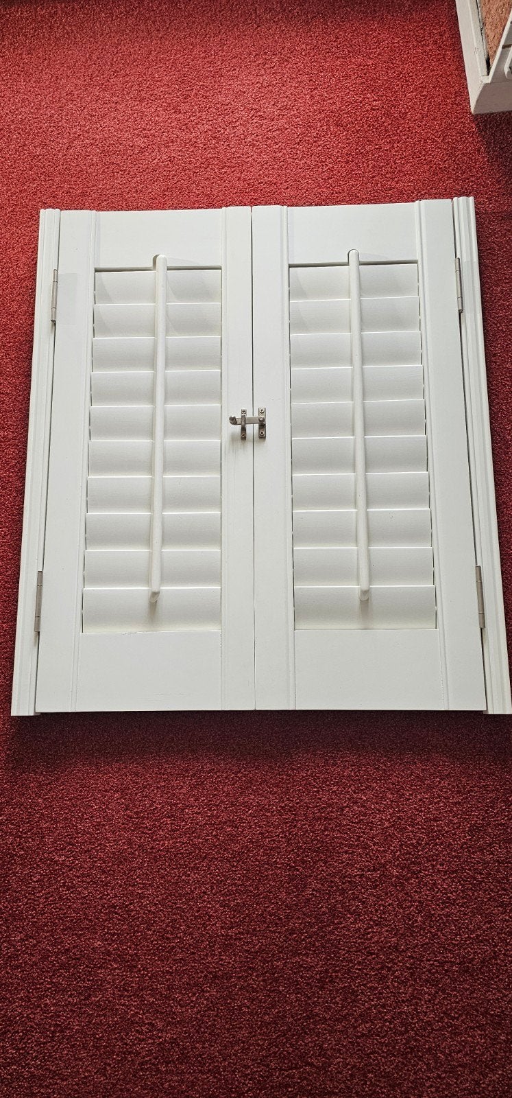 Witte Shutters - 62x71,5 cm ongebruikt., Ophalen, Zo goed als nieuw, Wit, Shutter