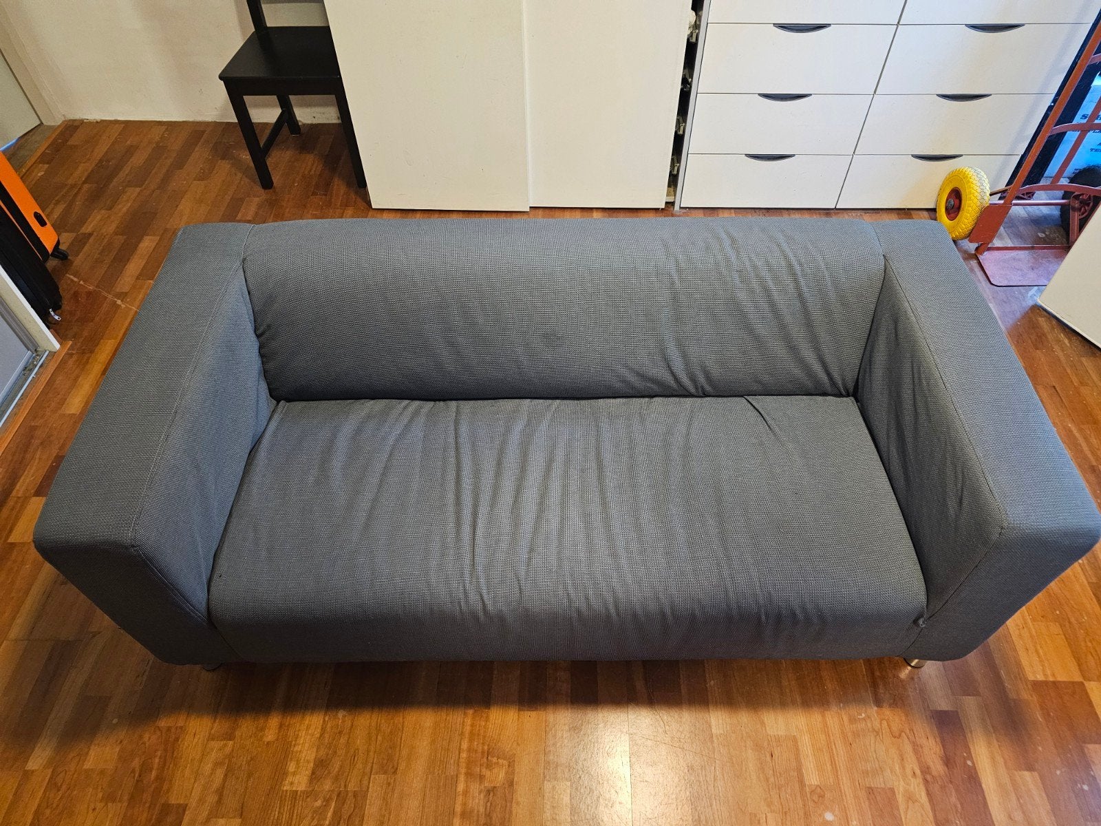 Ikea KLIPPAN bank | grijs, Ophalen, 150 tot 200 cm, Driepersoons, 75 tot 100 cm